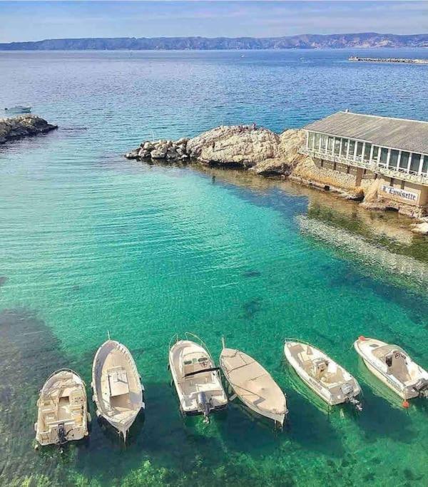 Vila Vallon Des Auffes : Le Cabanon De Mireille Marseille Exteriér fotografie